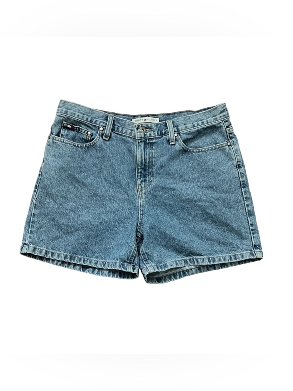 Tommy Hilfiger Light Blue Denim Jean Shorts Size 8